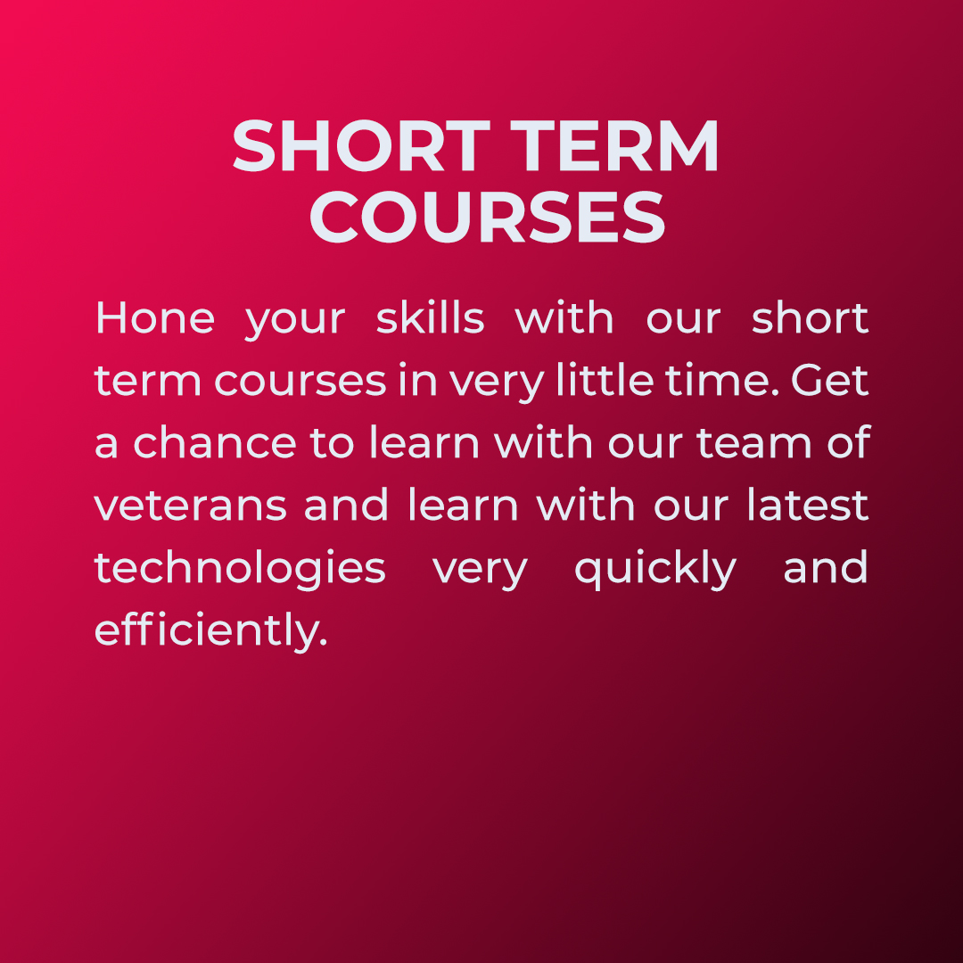 Short Term Courses in Ahmedabad